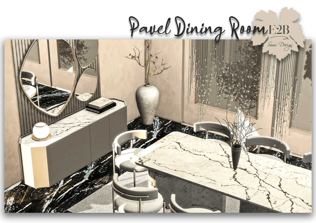 Галерея мода Набор для столовой Pavel Dining Room #1